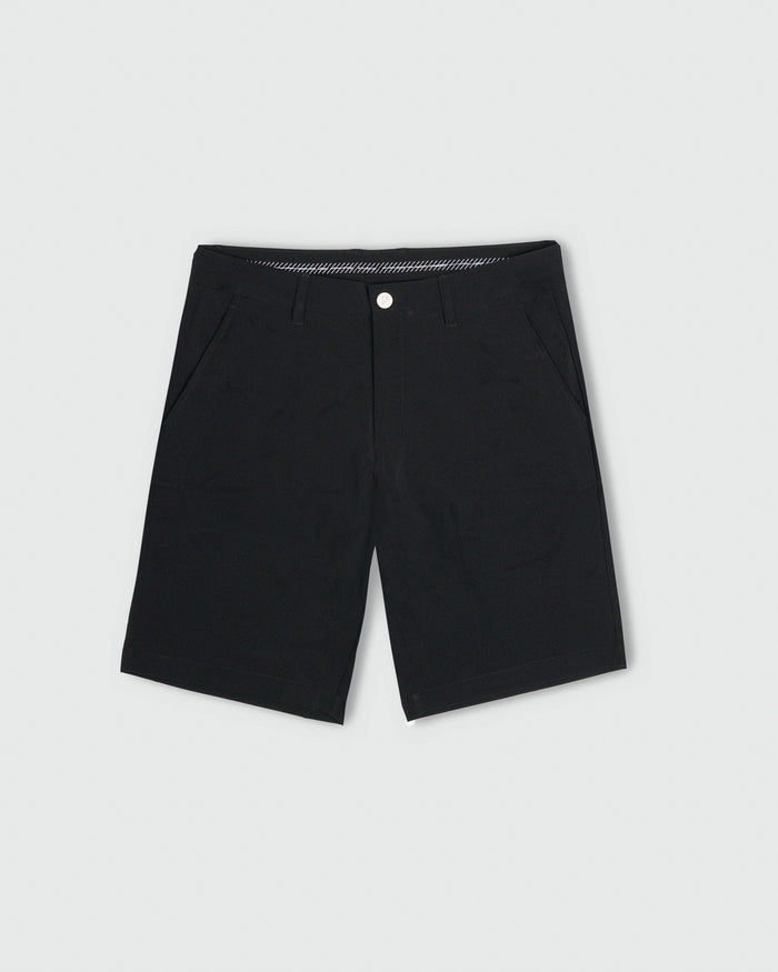 Men's Black Golf Shorts