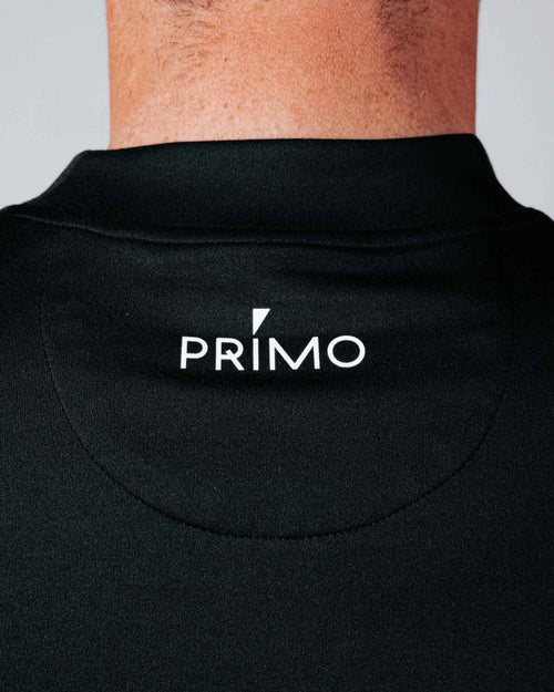 Black Mock Neck Tee