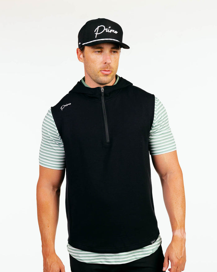 Black CoreSoft Hooded Vest