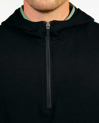 Black Hooded Vest