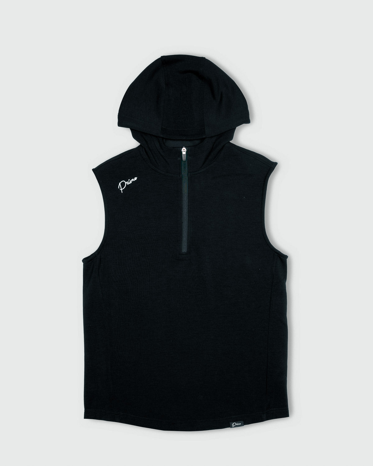 Black Hooded Vest