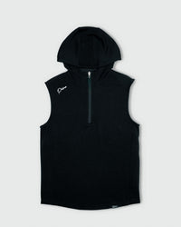Black Hooded Vest
