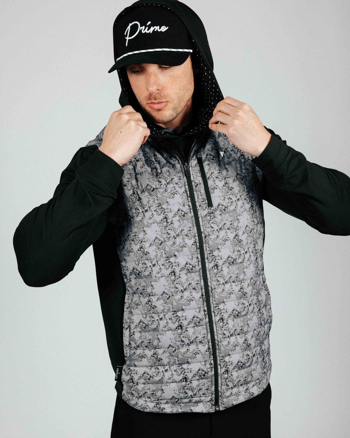 Marble Puff Vest