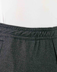Dark Gray Brushed Rib Knit Jogger