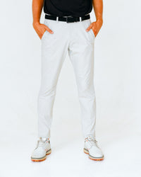 Grant Horvat Essentials Cloud White Traditional Pants