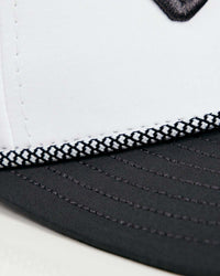 White | Gray Upside Down Hat