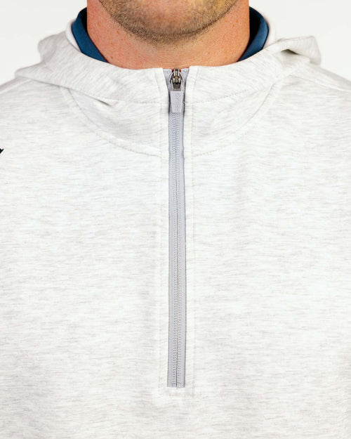 Light Gray Heather Hooded Vest