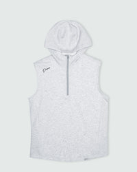 Light Gray Heather Hooded Vest
