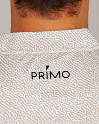 Khaki Maze Blade Polo