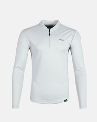 Light Gray Blade Quarter Zip