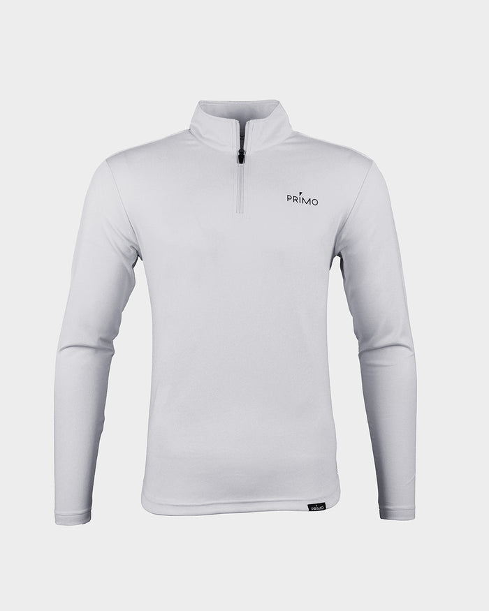 Light Gray Classic Quarter Zip