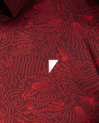 Maroon Ocean Spray Classic Polo