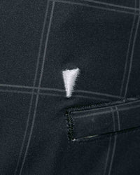Men's Charcoal Plaid Golf Jogger