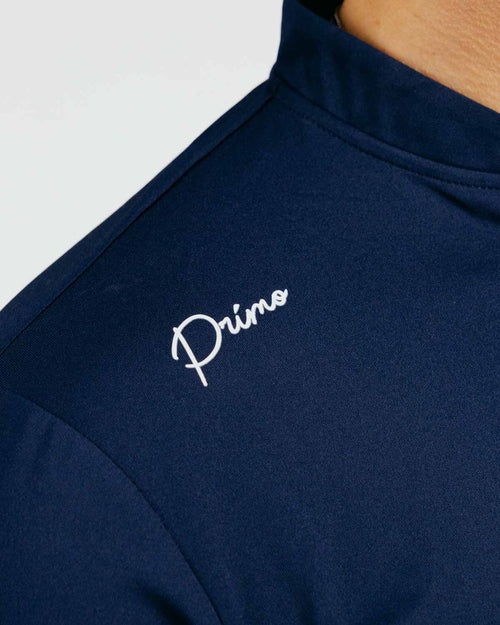 Navy Cursive Classic Polo
