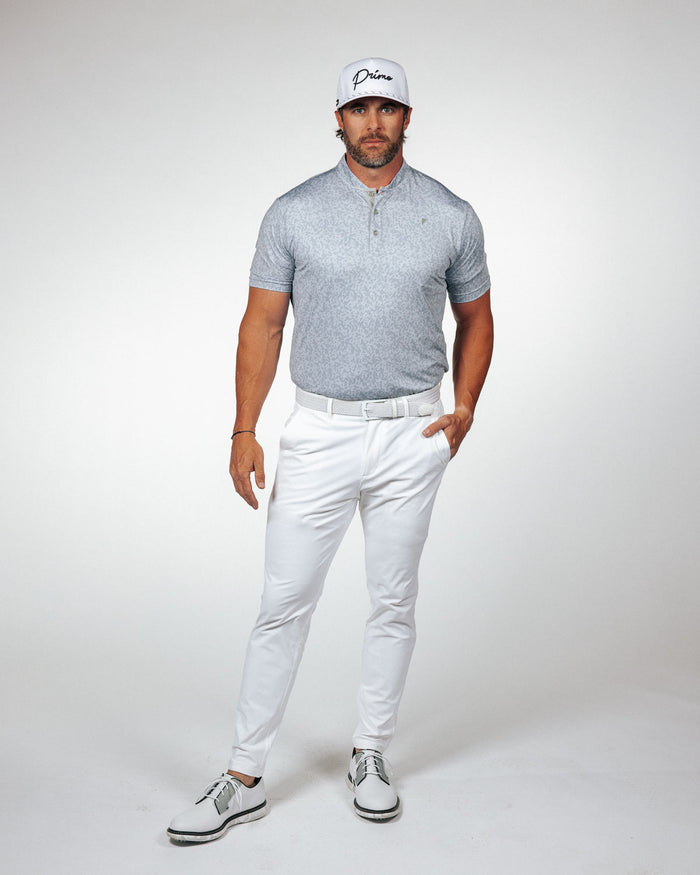 Pale Gray First Cut Blade Polo