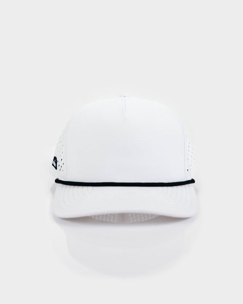 White Blank Hat w/Rope