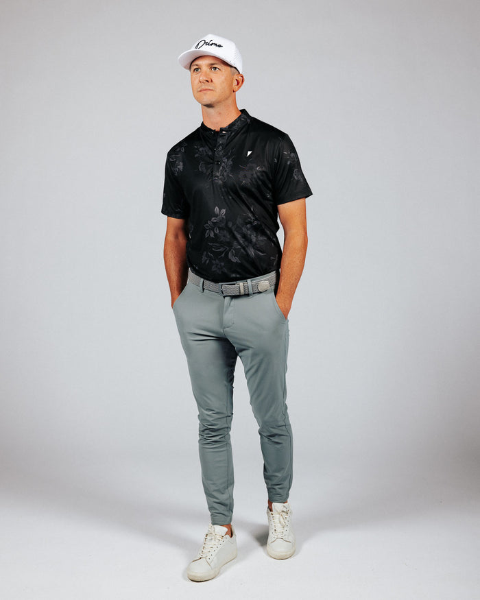 Shadow Bloom Blade Collar Polo