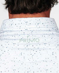 Teal Confetti Classic Polo