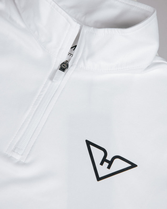 White HyFlyers Quarter Zip