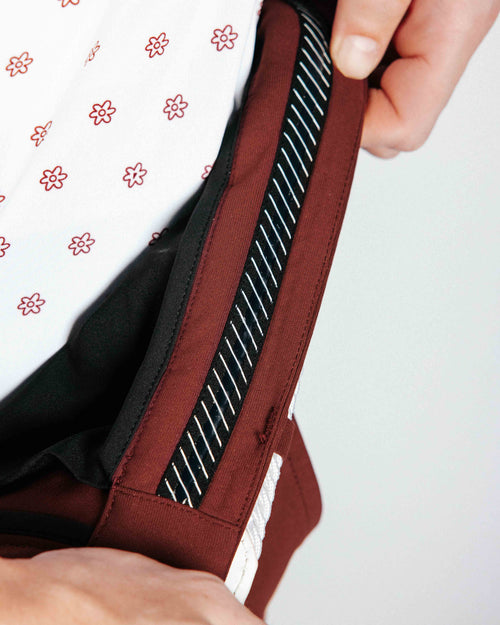 Wine Traditional Pants